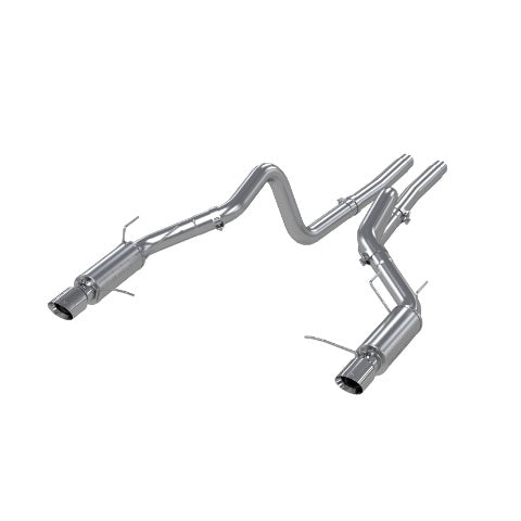 MBRP cat-back exhaust system fits 2011-2012 Ford Mustang dual split rear exit aluminized steel S7264AL