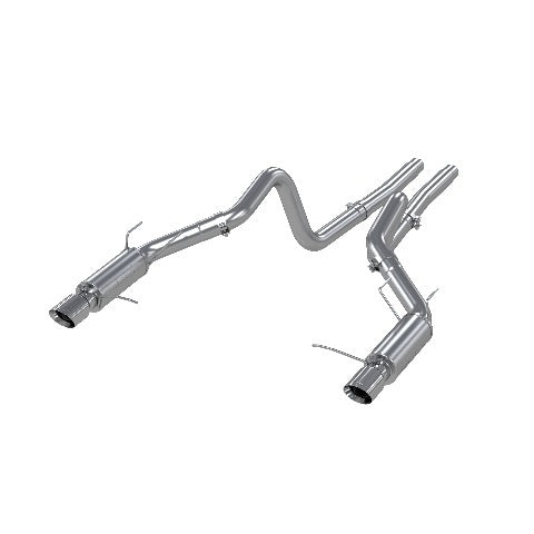 MBRP cat-back exhaust system fits 2011-2014 Ford Mustang dual split rear exit Armor Plus Series T409 stainless steel S7264409
