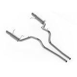 MBRP cat-back exhaust system fits 2011-2012 Ford Mustang dual split rear exit aluminized steel S7264AL