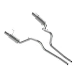 MBRP cat-back exhaust system fits Ford Mustang dual split rear exit Armor Plus Series T409 stainless steel S7269409
