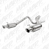 MBRP cat-back exhaust system fits Ford Mustang dual split rear exit Armor Plus Series T409 stainless steel S7269409