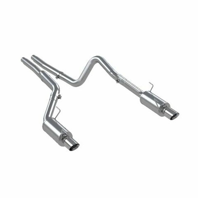 MBRP cat-back exhaust system fits Ford Mustang dual split rear exit Armor Plus Series T409 stainless steel S7269409