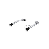 MBRP axle-back exhaust system fits Ford Mustang Armor Pro Series T304 stainless steel carbon fiber tip S72763CF