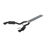 MBRP cat-back exhaust system fits 2015-2017 Ford Mustang 4.5 inch dual split rear exit aluminized steel S7277BLK