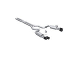 Fits 24 Mustang 3" Cat Back w/Quad 4" Carbon Fiber Tips Street Version-S72803CF