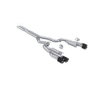 MBRP cat-back exhaust system fits Ford Mustang Armor Pro Series T304 stainless steel carbon fiber tip S72823CF