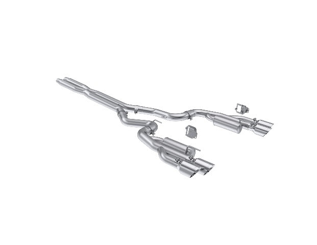 MBRP cat-back exhaust system fits Ford Mustang aluminized steel S7282AL