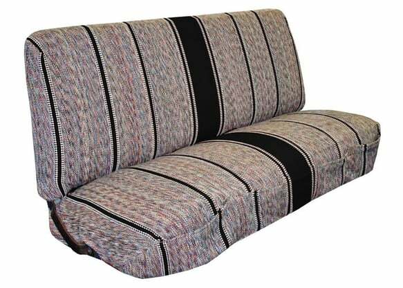 1987 Blazer Saddle Blanket Seat Cover-Univ. Bench-Saddle/Black SBSC87UBLACK