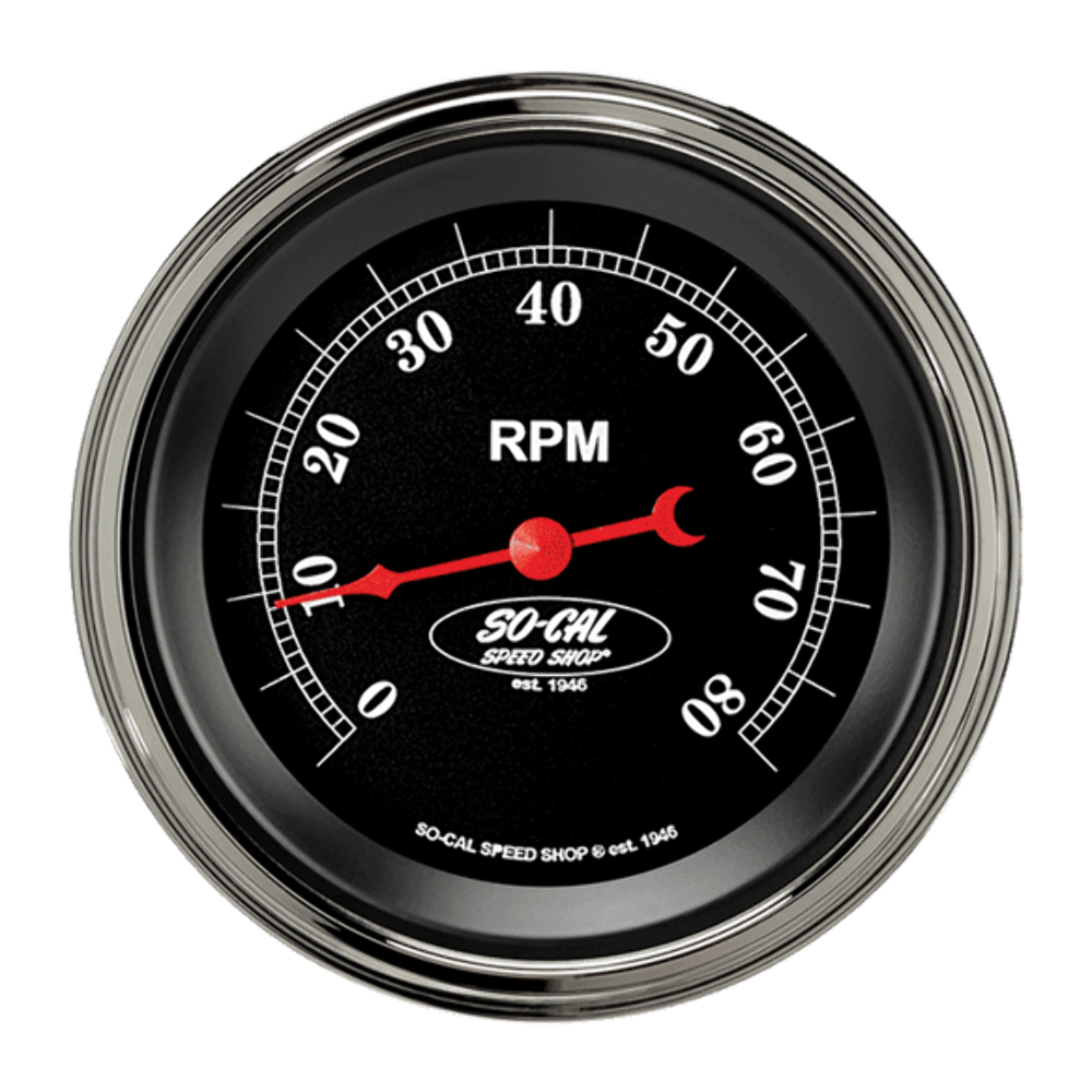 Classic Instruments So-Cal 3 3/8" Tachometer SC80SLC