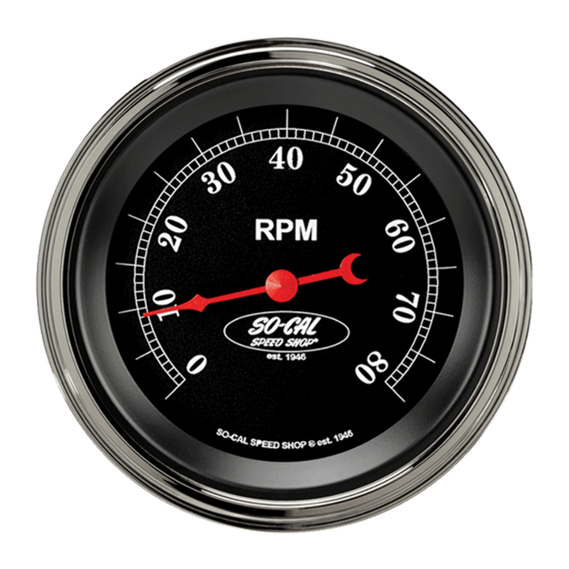 Classic Instruments So-Cal 3 3/8" Tachometer SC80SLC