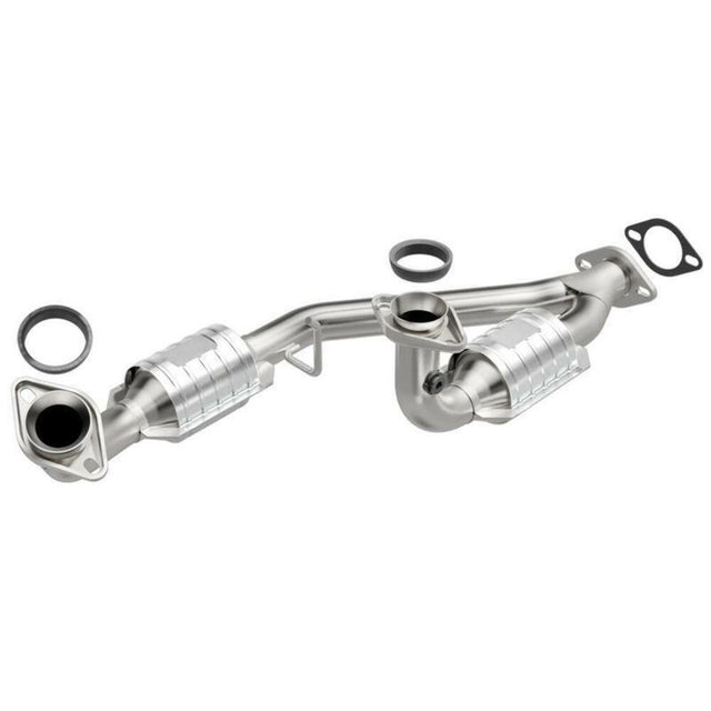 direct-fit catalytic converter fits 1989-1995 Ford Taurus 3L and 1989-1995 Ford Taurus SHO 3L V6 rear front Federal EPA with gaskets 7713053 Schultz
