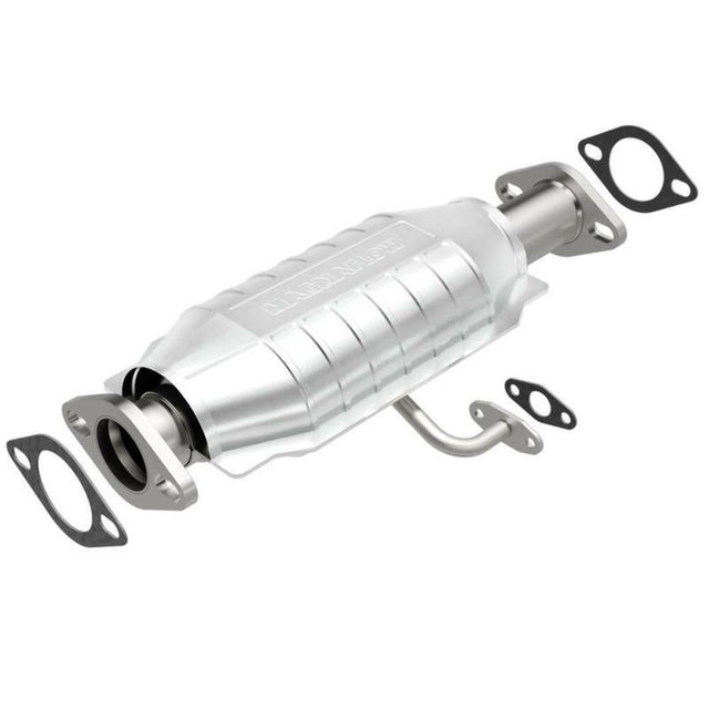 direct-fit catalytic converter fits 1984-1991 Mazda RX-7 1.3L rear front Federal EPA with gaskets 7713093 Schultz