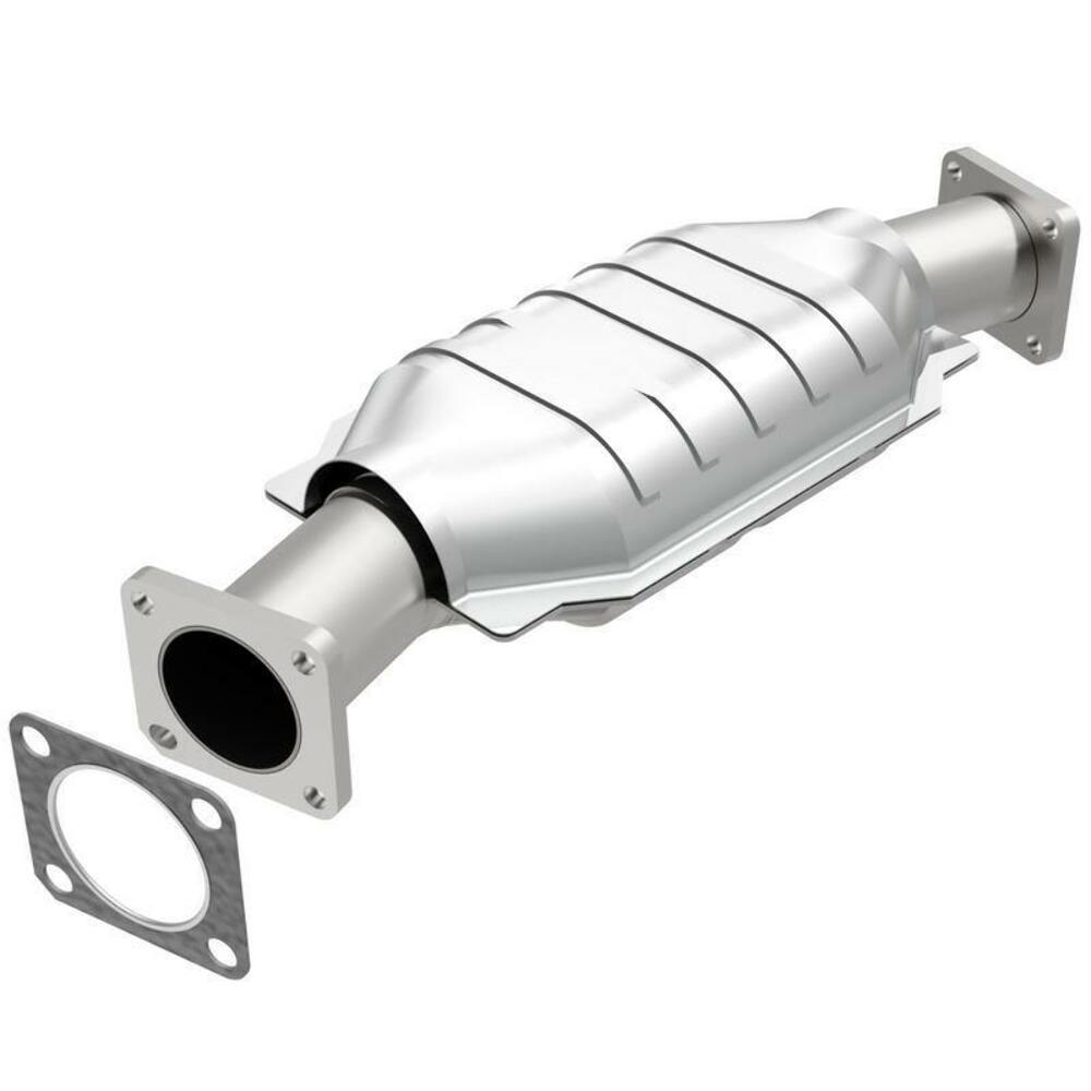 direct-fit catalytic converter fits 1975-1976 Chevy Camaro 5.7L and 1976-1977 Cadillac Seville 5.7L V8 rear front Federal EPA gasket included 7713321 Schultz