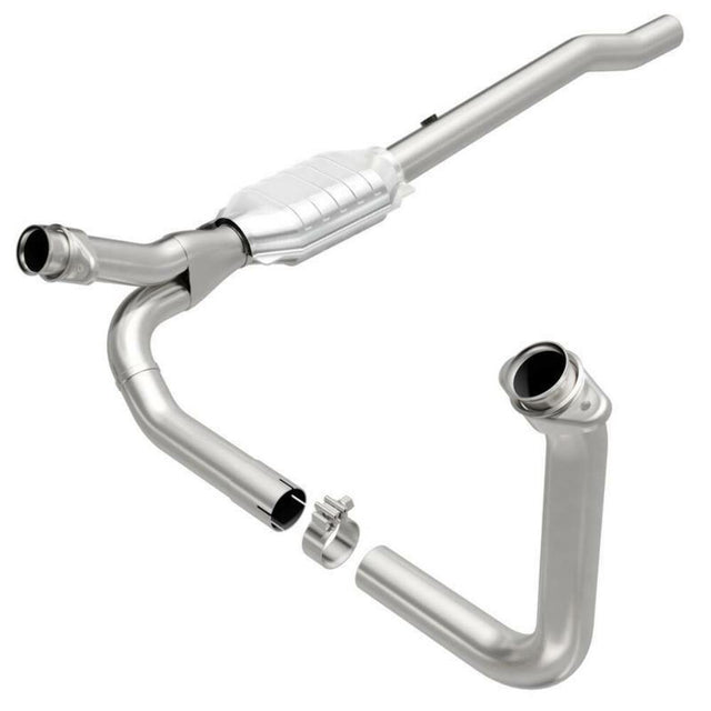 direct-fit catalytic converter fits 2002-2003 Dodge Ram 1500 4.7L and 2002-2003 Dodge Ram 1500 4.7L V8 Federal EPA no gasket included 7713338 Schultz