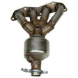 direct-fit catalytic converter fits 2003-2005 Honda Civic 1.3L and 2003-2005 Honda Civic 1.3L L4 rear front Federal EPA with gaskets 7715002 Schultz