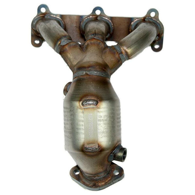 direct-fit catalytic converter fits 1999-2001 Hyundai Sonata 2.5L and 2002-2005 Hyundai Sonata 2.7L V6 rear front Federal EPA with gaskets 7715008 Schultz