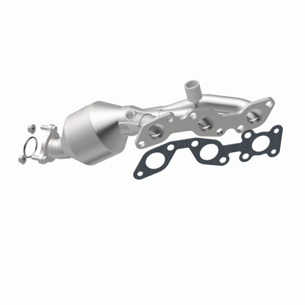 direct-fit catalytic converter fits 2002-2004 Nissan Frontier 3.3L stainless steel 7718016 Schultz