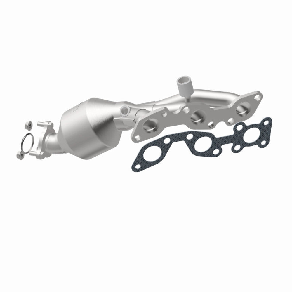 direct-fit catalytic converter fits 2002-2004 Nissan Frontier 3.3L stainless steel 7718016 Schultz
