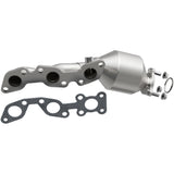 direct-fit catalytic converter fits 2002-2004 Nissan Frontier 3.3L stainless steel 7718017 Schultz