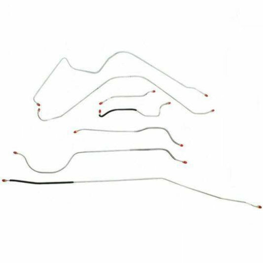 Brake Line Kit For 55 Ford Thunderbird Power 7 Piece Stainless Fine Lines