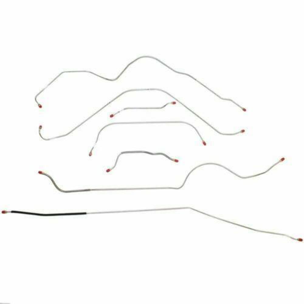 Complete Brake Line Kit For 56 Ford Thunderbird w/Power Brakes 7 Piece Steel SCK5602OM