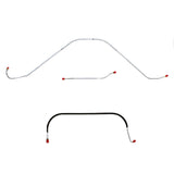 1957 Ford Thunderbird Complete Brake Line Kit Power Brakes Steel 7 Pieces SCK5702OM