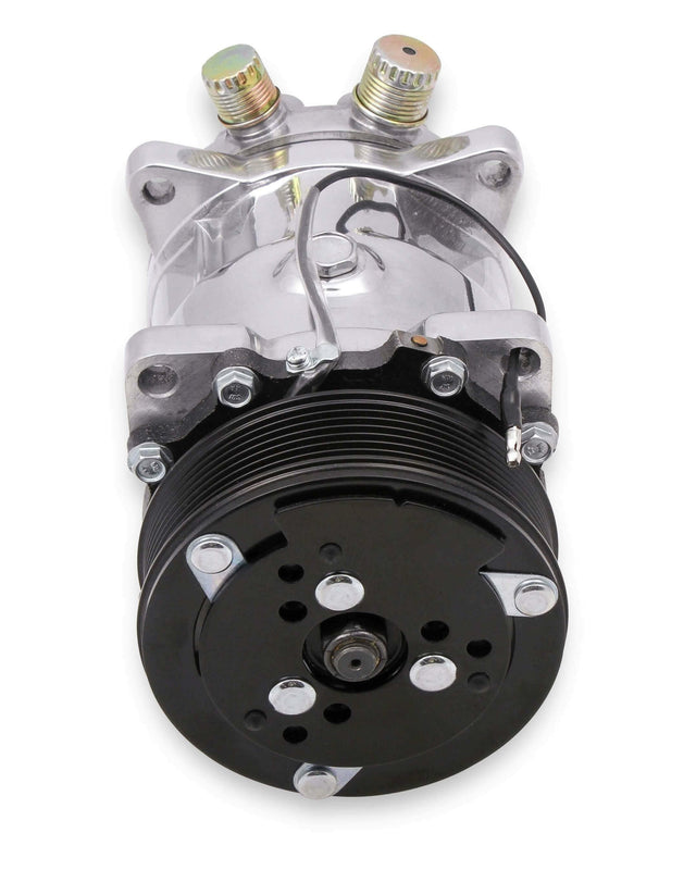 Hooker performance muffler polished aluminum sd508-a-c-compressor-199-105