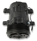 Hooker performance muffler black aluminum compressor-199-104
