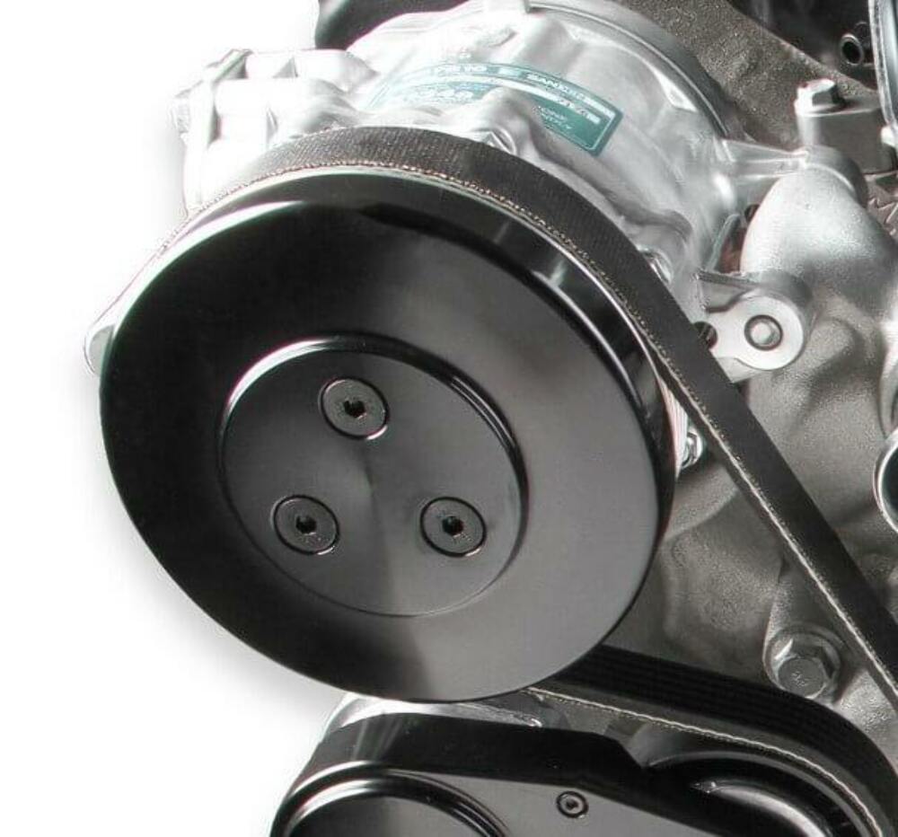 Hooker performance muffler black aluminum black-97-185
