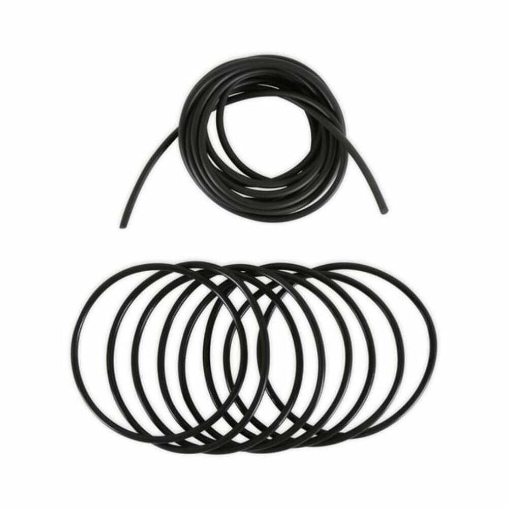 Holley EFI Seal Kit, Coyote Hi-Ram & Ultra Lo-Ram Plenum Black-508-55 for Ford