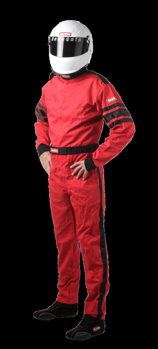 t Sfi-1 1-L Suit Red Medium - 110013RQP RaceQuip