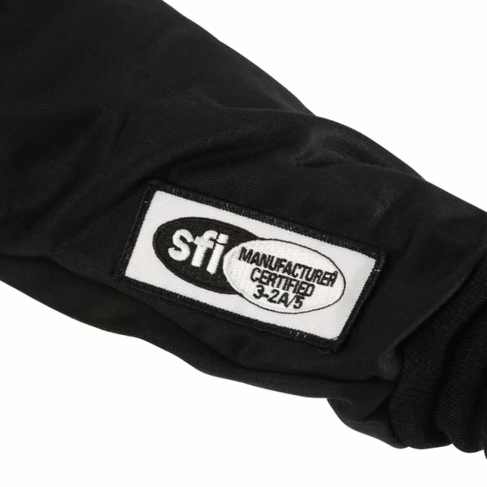 t Sfi-5 Jacket Black Large - 121005RQP RaceQuip