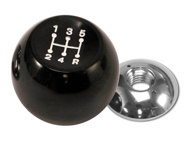 Shift Knob Classic 5Speed Black fits Ford Mustang 1985-1993 Drake -E5ZZ-7213-T5 muscle car 6106024