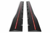 Side Rocker Splitters Black Pair fits Ford Mustang 15-21 Drake -JR3B-6510129-AB muscle car
