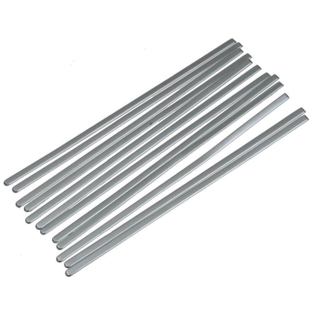 Sill Plate Accent Strips Set fits Ford Mustang 2005-2014 Drake -5R3Z-13208-BARS muscle car aluminum 7277