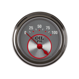 Silver Series 2 1/8" Oil Pressure SS81SLF