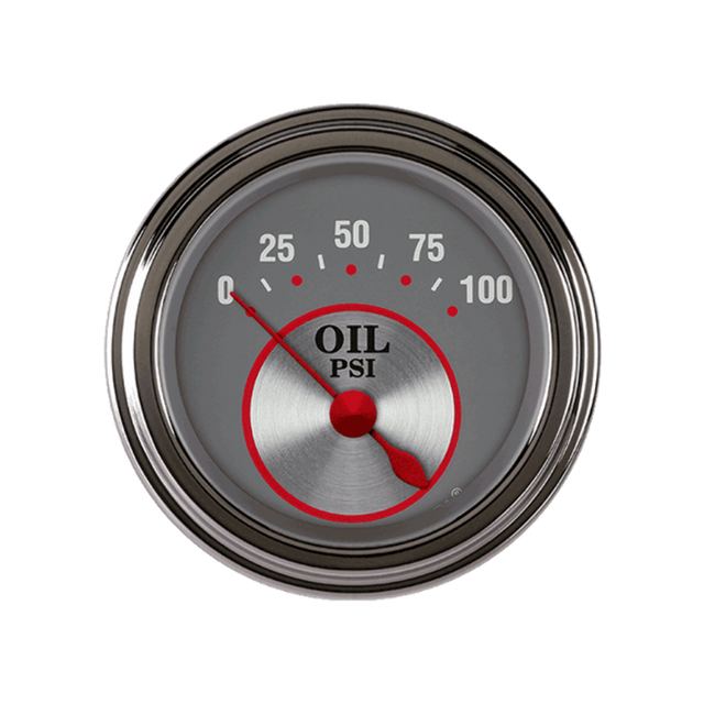 Silver Series 2 1/8" Oil Pressure SS81SLF