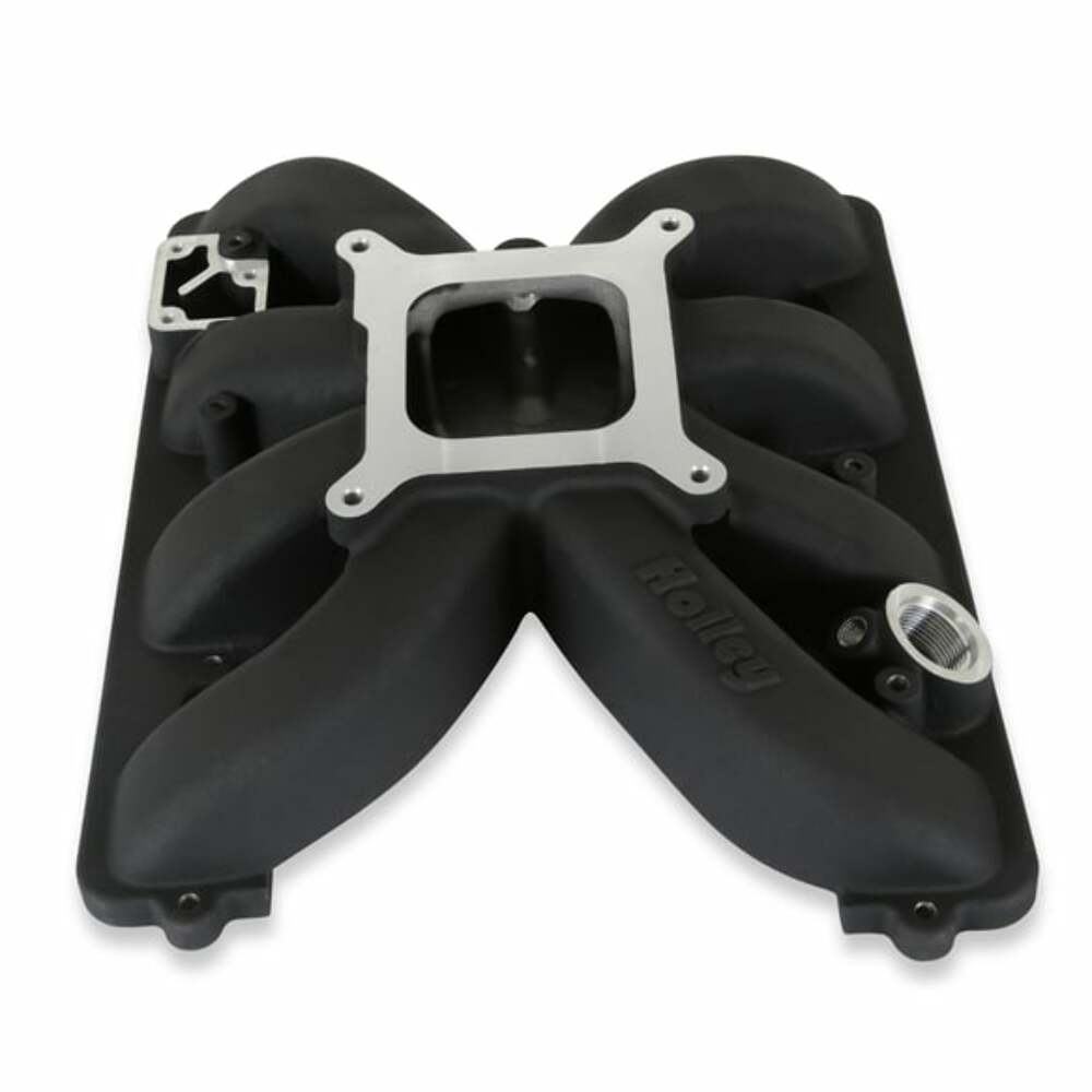 Holley Single plane intake manifold for Gen III Hemi, Sniper EFI/Carb Black 300-931BK