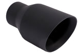 t Single Round Double Wall Slant Cut Tip Matt Black-T263SBK Modern Day Muffler and Brakes