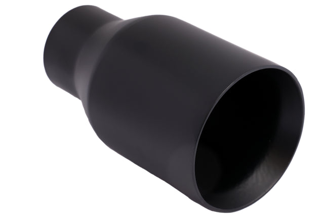 t Single Round Double Wall Straight Cut Tip Matt Black-T2631SBK Modern Day Muffler and Brakes
