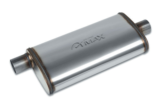 Fits 1959-1967 Ford Galaxie Straight Through Muffler-Stainless SM11255-JHPR