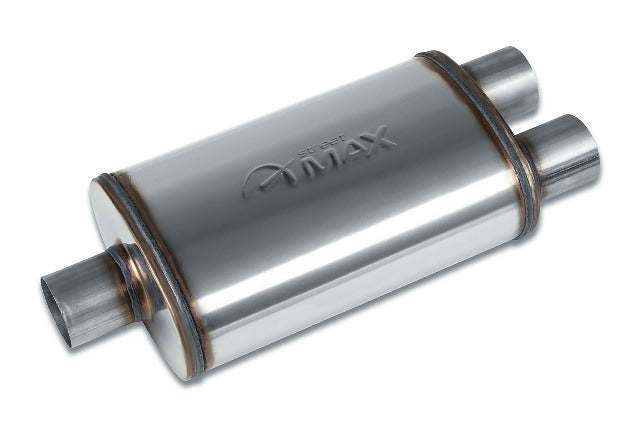 Fits 1980-1986 Chevrolet C20 Straight Through Muffler-Stainless SM12158-JHPR