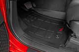 Rough Country Sure-Fit Floor Mats - Front & Rear - TRD PRO - Double Cab - Toyota Tacoma 2WD/4WD (2024) - SM71225