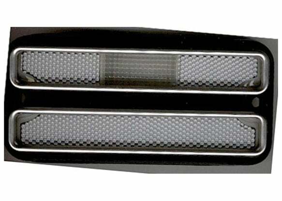 Fits 1969-1972 Chevrolet Blazer; Side Marker - Deluxe - Clear SMAD2CL
