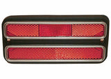 Fits 1969-1972 Chevrolet Blazer; Side Marker - Deluxe - Red SMAD2RD