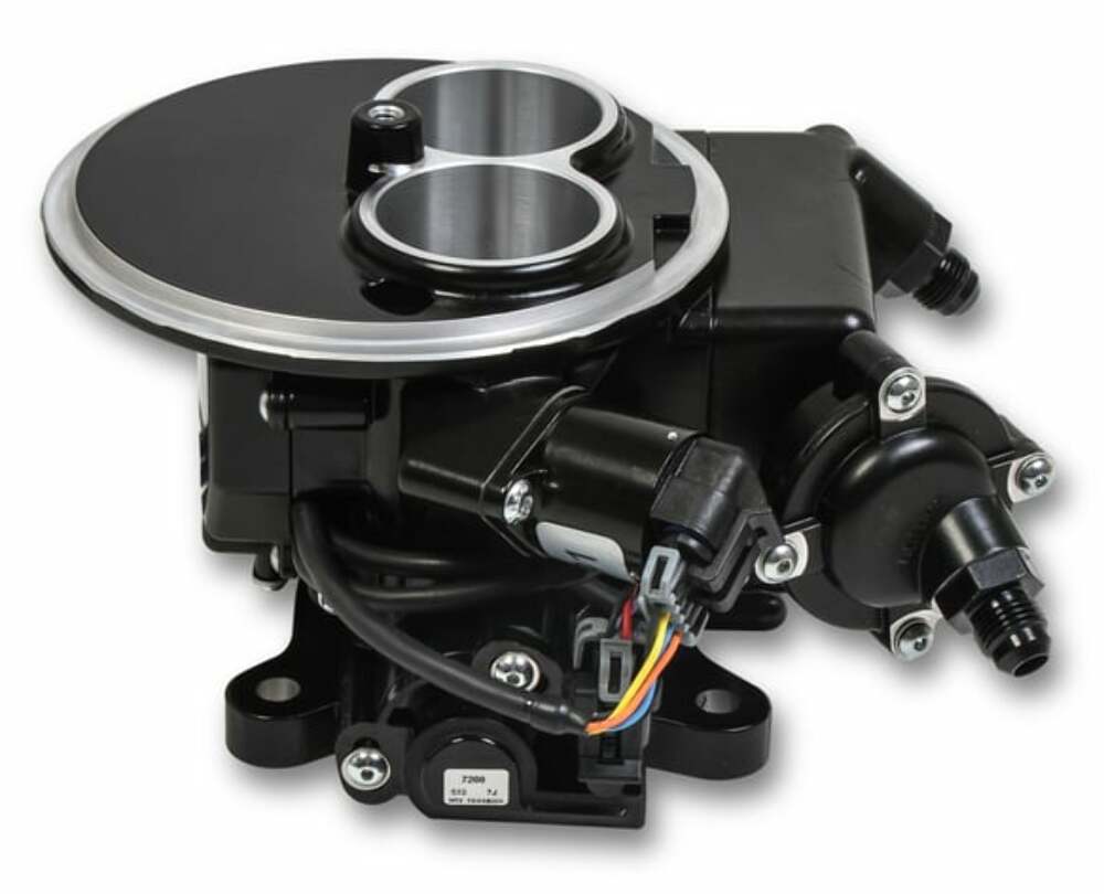 t Sniper 2300 EFI Master Kit - BLACK 2 Barrel Self-Tuning 550-850K 350HP Fuel Pump Holley Sniper EFI