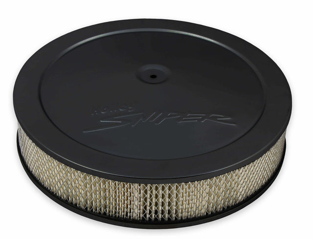 t Sniper Air Cleaner Assembly, 14 x 3 - Black Finish - 120-531 Holley Sniper EFI
