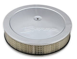 Holley EFI Sniper EFI Sniper Air Cleaner Assembly, 14 x 4 - Chrome Finish - 120-540 black
