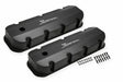 Hooker performance muffler black aluminum for-65-00-chevy-bigblock-396-454-black-890004b