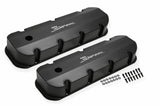 Hooker performance muffler black aluminum for-65-00-chevy-bigblock-396-454-black-890004b